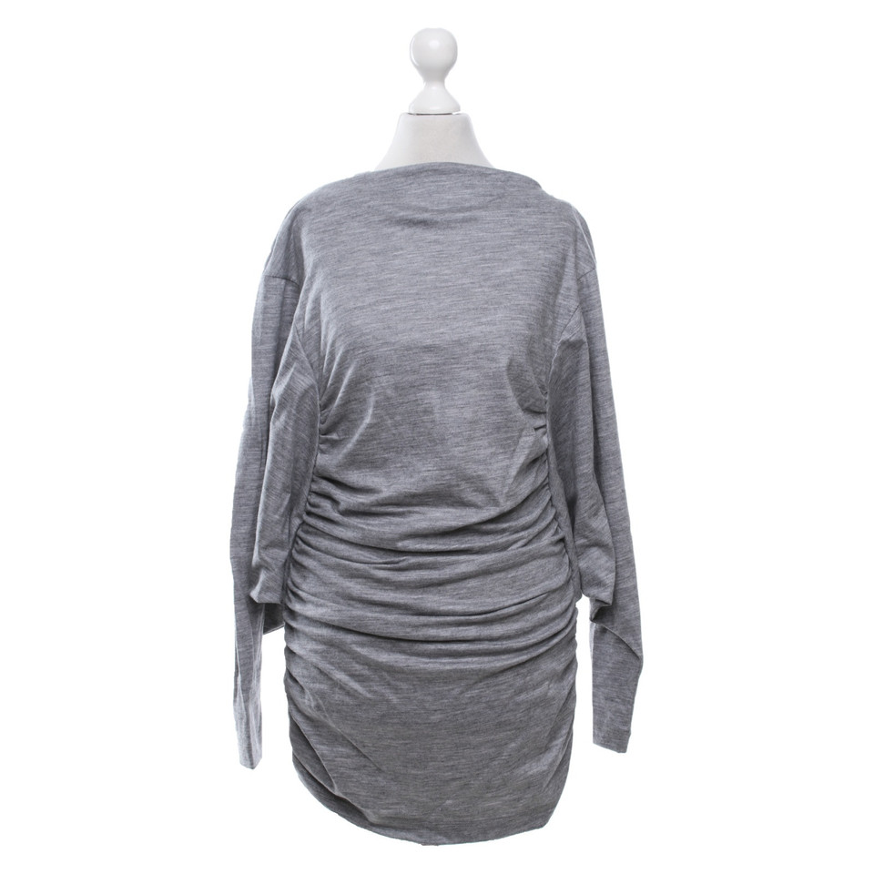Roberto Cavalli Dress Wool in Grey