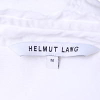 Helmut Lang Long blouse in white