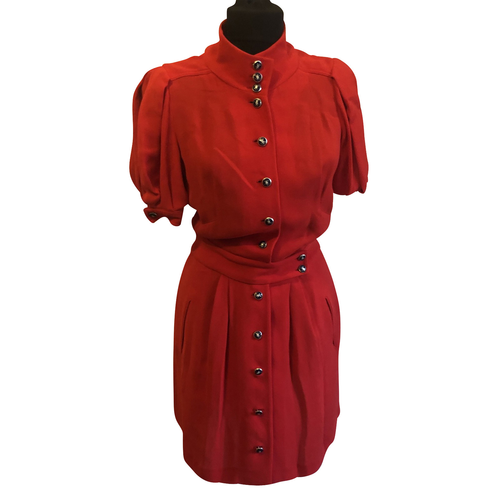 Balenciaga Dress Silk in Red - Second Hand Balenciaga Dress Silk in Red buy  used for 329€ (4033365)