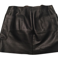 Acne Skirt Leather in Black