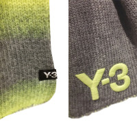 Y 3 Scarf in grey and neon yellow