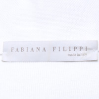 Fabiana Filippi Jersey-Blazer in Weiß