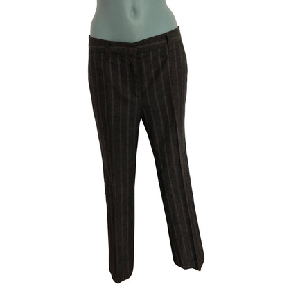 Marc Cain Paire de Pantalon en Laine en Marron