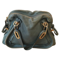 Chloé Paraty Handbag aus Leder in Blau