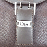 Christian Dior Sac à main en cuir de reptile