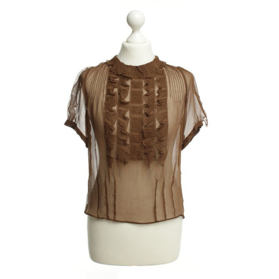 Chloé Silk blouse in Brown