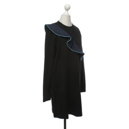 Ganni Kleid aus Viskose in Schwarz