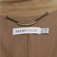 See By Chloé Camel couleur blazer en laine