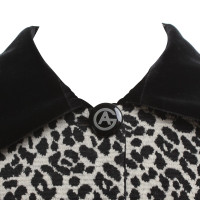 Armani Short jacket with leopard pattern