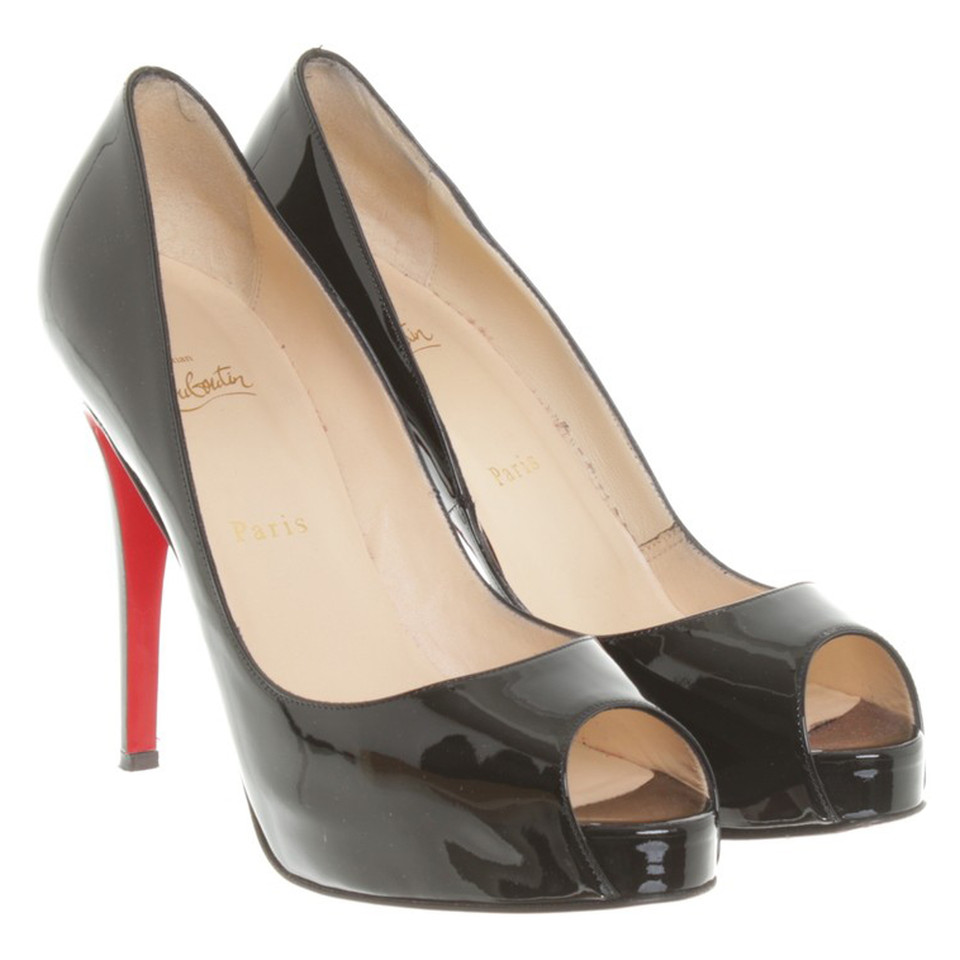 Christian Louboutin Zeer prive 120 in zwart