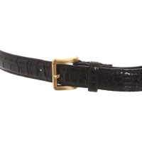 Fausto Colato Belt Patent leather in Black