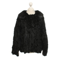 Dolce & Gabbana Lambskin jas in zwart