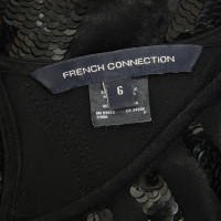 French Connection Paillettenkleid in Schwarz