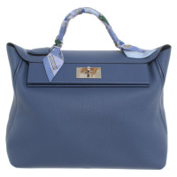 Hermès 24/24 Leather in Blue