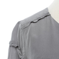Comptoir Des Cotonniers Zijden blouse in grijs