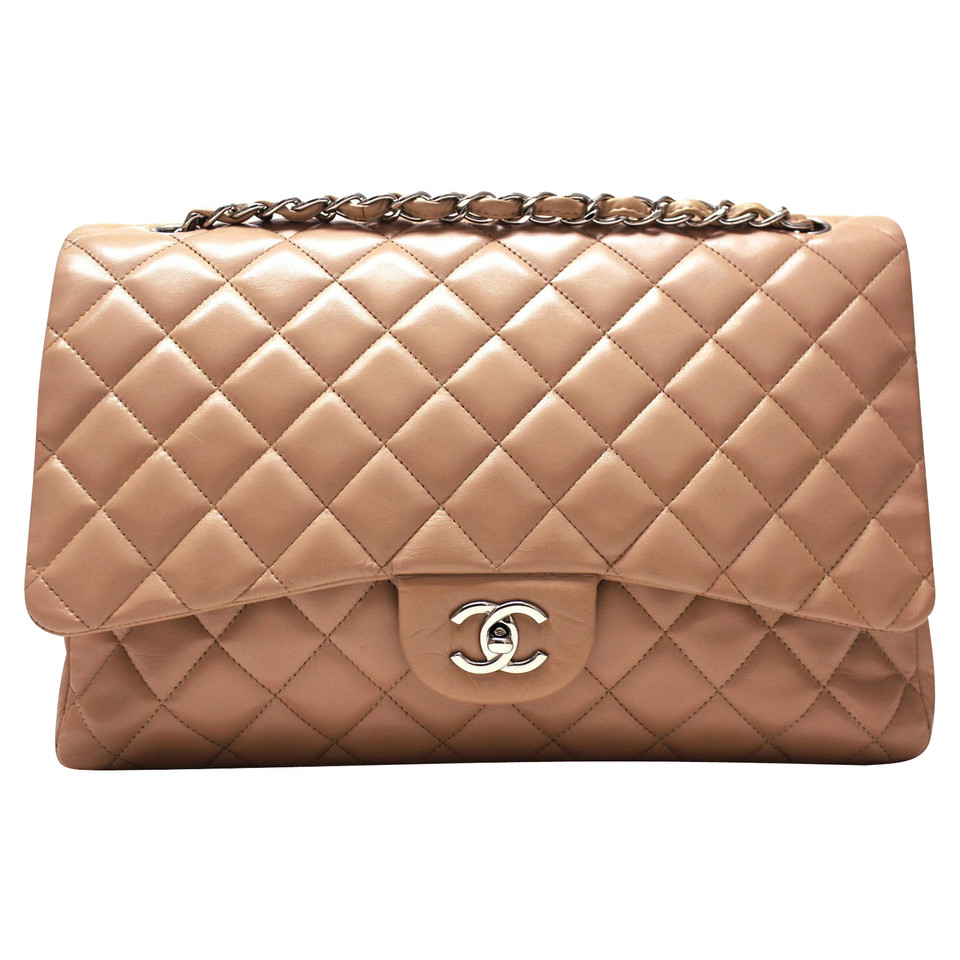 Chanel Classic Flap Bag in Pelle in Rosa