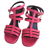 Saint Laurent Saint Laurent pink leather sandals