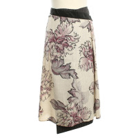 Antonio Marras Wrap skirt with floral pattern