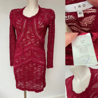 Iro Kleid aus Baumwolle in Bordeaux