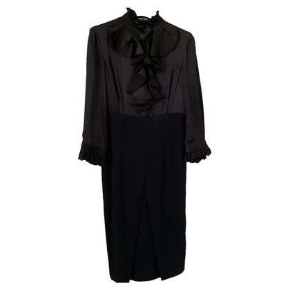Emporio Armani Kleid aus Jersey in Schwarz
