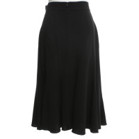 Prada skirt incornato in nero