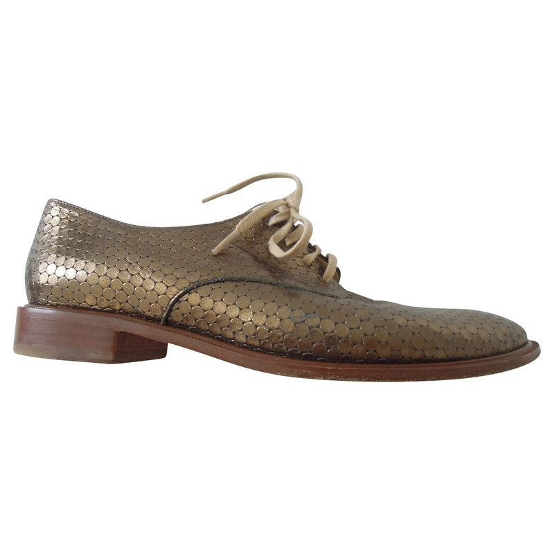 Robert Clergerie Lace-up shoes in gold