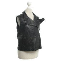 Alexander Wang Lederen vest in zwart