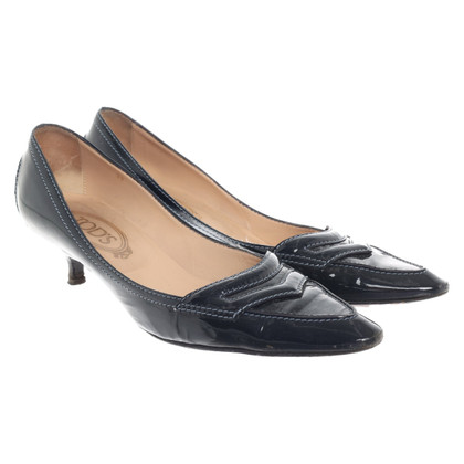 Tod's Pumps/Peeptoes Patent leather in Blue