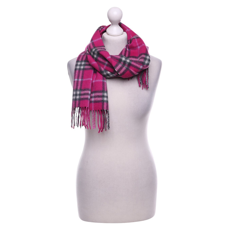 burberry purple cashmere scarf