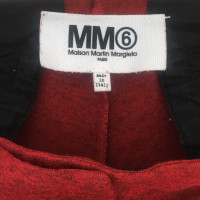 Mm6 By Maison Margiela Hose aus Baumwolle in Bordeaux