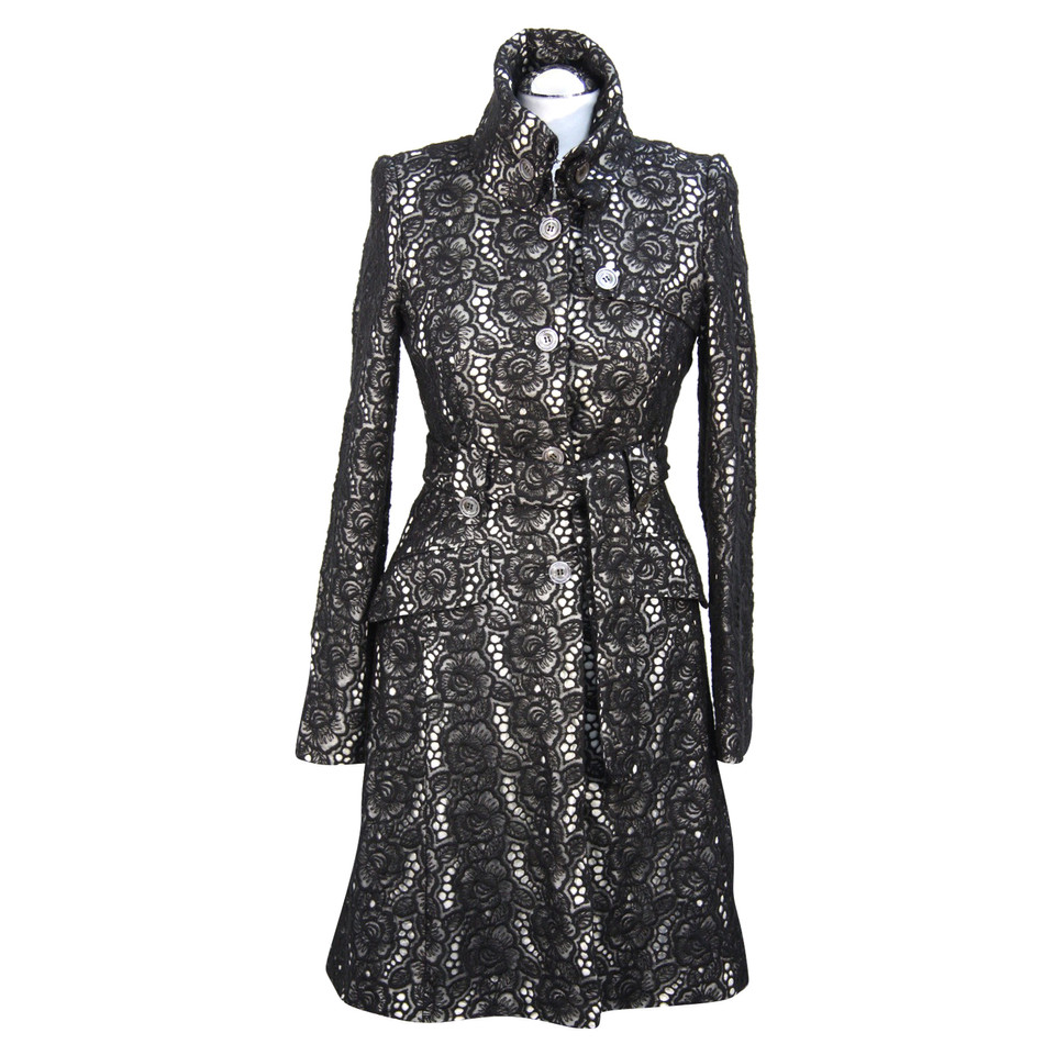 Karen Millen Lace coat in black
