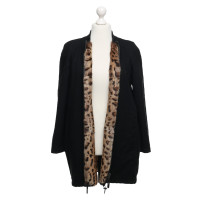 Longchamp Manteau à motif léopard