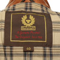 Belstaff Manteau en cuir marron