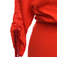 Maje Kleid aus Viskose in Orange