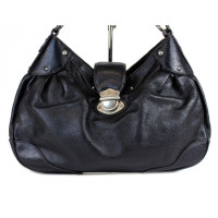 Louis Vuitton Shopping Bag aus Leder in Schwarz