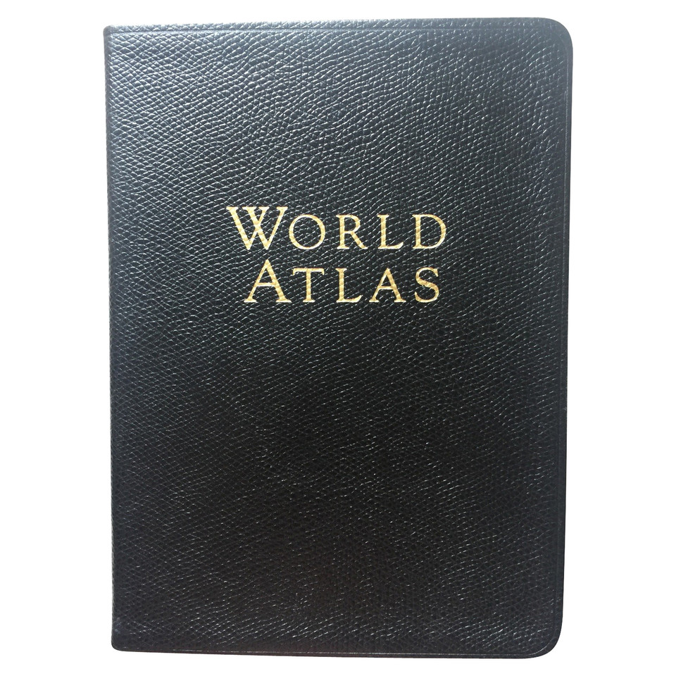 Tiffany & Co. Atlas mondial des Saffianoleder