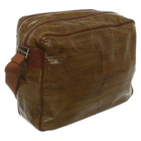 Alberto Guardiani Shoulder bag Leather in Olive