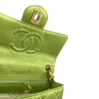 Chanel Classic Flap Bag Mini Square Silk
