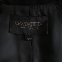 Giambattista Valli Jacke/Mantel aus Wolle in Schwarz