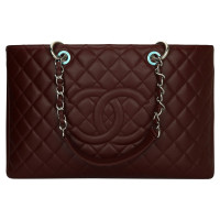 Chanel Tote bag Leather in Bordeaux