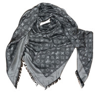 Louis Vuitton monogram denim scarf black