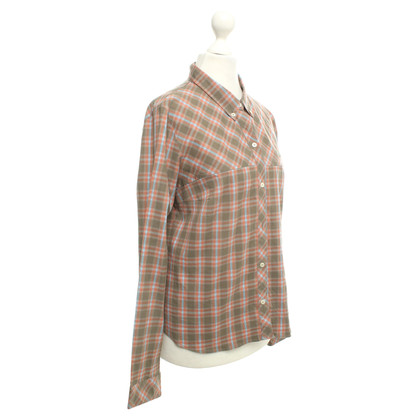 Lacoste Shirt blouse with check pattern