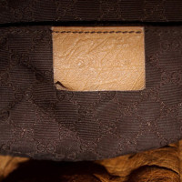 Gucci Bamboo Bag in Pelle in Beige