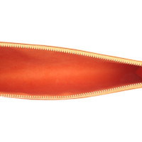 Louis Vuitton Pochette Leer in Oranje