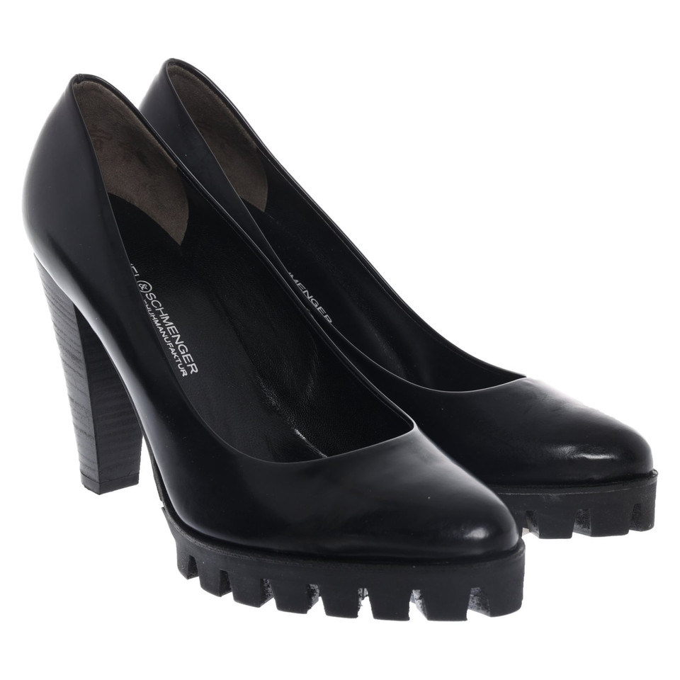 Kennel & Schmenger Pumps/Peeptoes en Cuir en Noir