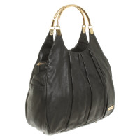 John Galliano Handbag Leather in Black