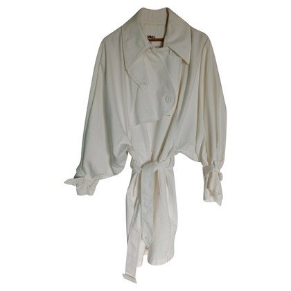 Mm6 Maison Margiela Jacket/Coat Cotton in White