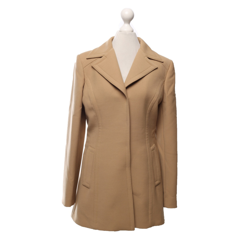 Dolce & Gabbana Jacket/Coat Wool in Beige