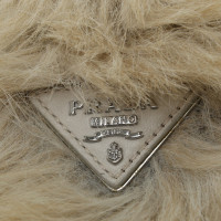 Prada Shopper with woven fur