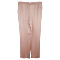 Armani Pantaloni di seta in rosa